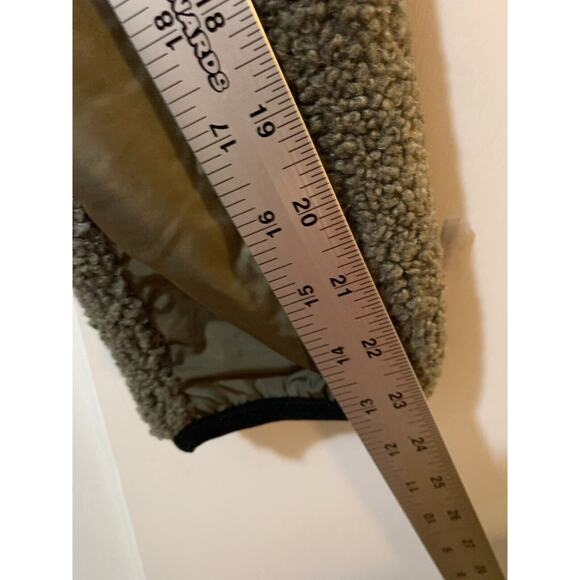 FLX Sherpa Fleece 1/4 Zip Pullover Men's Medium Olive‎ Green Outdoors Hunt Fish - Picture 12 of 13